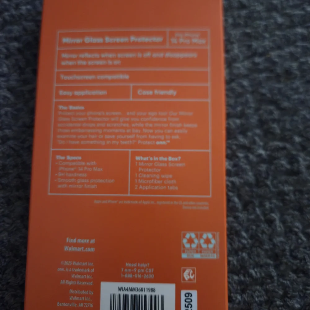 Apple Silver Screen Protector for iPhone 14 Pro Max